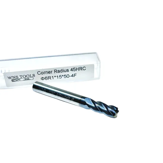 Frez węglikowy promieniowy VHM Fi 6 R1 x 50 45HRC